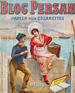 Papier Cigarettes Bloc Persan Panonceau lithographié Marins de Boulogne-sur-Mer