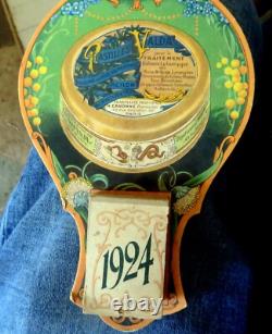 Pastilles Valda 1924 CALENDRIER ILLUSTRE Longueur 17 cm