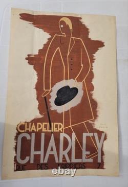 Paul Colin Gouache Pub Charley