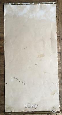 Petite affiche Terrot & Cie par Tamagno Lithographie parisienne Robin 24,5x49 cm