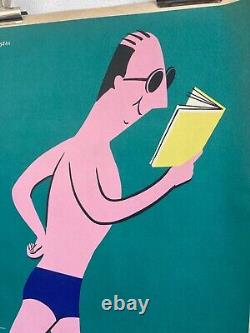 Pierre Fix Masseau Affiche Originale Pour Vos Vacances Des Livres 1966