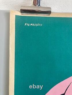 Pierre Fix Masseau Affiche Originale Pour Vos Vacances Des Livres 1966