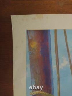 Poster Affiche French Railway SNCF English Version MONT SAINT MICHEL 1947