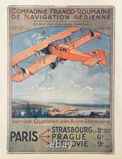 Première De Couverture, ? Affichette, Aviation, ? Document Années 20, revue ancienne