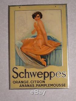 Pub Glacoide Schweppes Femme Deco 1930