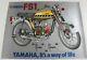 Rare Affiche Poster Yamaha Fs1 Cutaway Ss50 Moped 49cc 1970 Mini Moto Pocketbike