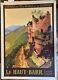 Rare Affiche Originale Chemin De Fer Le Haut-barr Roger Soubie 1928
