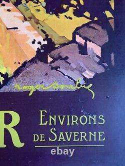 RARE Affiche originale Chemin de Fer Le Haut-Barr Roger Soubie 1928