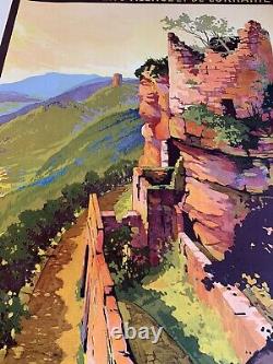 RARE Affiche originale Chemin de Fer Le Haut-Barr Roger Soubie 1928