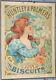 Rare Carton Publicitaire Huntley Palmers Biscuits Circa 1890-1900