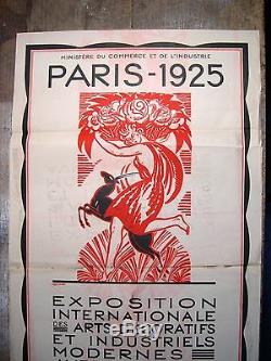 ROBERT BONFILS affiche originale 1925 Ministère du commerce et de l'industrie