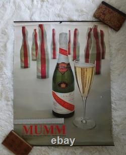 Rare 2 Affiches Originales G. H. Mumm Cordon Rouge Advertising Posters Uwe Ommer