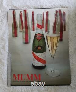 Rare 2 Affiches Originales G. H. Mumm Cordon Rouge Advertising Posters Uwe Ommer