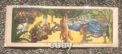 Rare Affiche Ancienne Datée 1938 Afrique Portelette Delagrave Colonies Art Déco