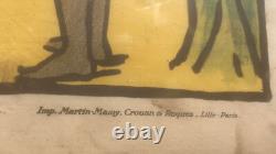 Rare Affiche Ancienne Datée 1938 Afrique Portelette Delagrave Colonies Art Déco