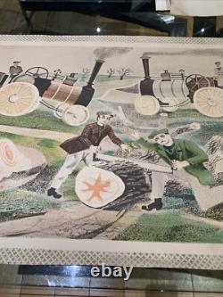 Rare Affiche Anglaise Par Kenneth Rowntree