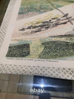 Rare Affiche Anglaise Par Kenneth Rowntree
