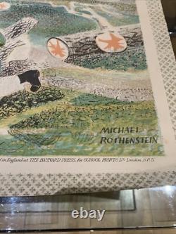 Rare Affiche Anglaise Par Kenneth Rowntree
