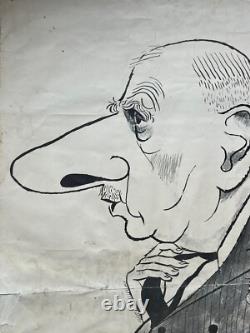 Rare Affiche (DE GAULLE AU CANADA 1967) IN GOD WE TRUST Give USA back to