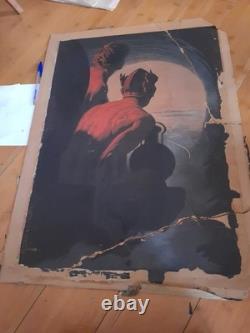 Rare Affiche De Leopoldo Metlicovitz, Pour L'inauguration Du Tunnel Du Simplon