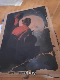 Rare Affiche De Leopoldo Metlicovitz, Pour L'inauguration Du Tunnel Du Simplon