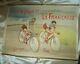 Rare Affiche Pub Ancienne Cycle La Francaise Diamant 60 Cm X 44 Cm