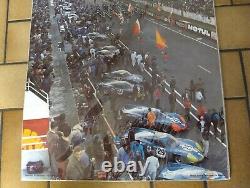 Rare Affiche ancienne ORIGINALE des 24h00 du Mans 1969 ACO