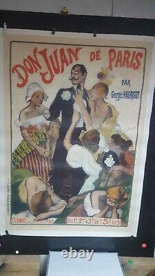Rare Et Superbe Affiche Don Juan De Paris Paul Balluriau Annees 1925