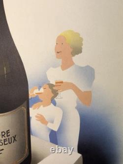Rare Petite affiche ancienne Buvez Du Cidre Français Boisson Nationale Par Solon