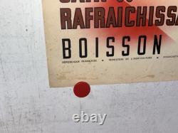 Rare Petite affiche ancienne Buvez Du Cidre Français Boisson Nationale Par Solon