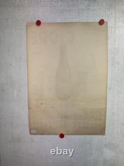 Rare Petite affiche ancienne Buvez Du Cidre Français Boisson Nationale Par Solon