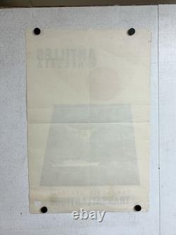 Rare Petite affiche ancienne Compagnie G Transatlantique Antilles Venezuela