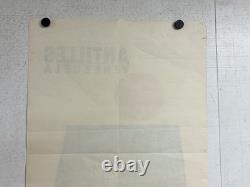 Rare Petite affiche ancienne Compagnie G Transatlantique Antilles Venezuela