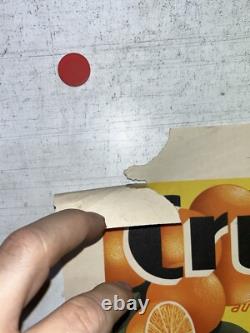Rare Petite affiche ancienne Limonade Crush Bouteille Gazeifiée Crushy