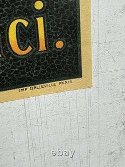 Rare Petite affiche ancienne Pneu Continental Statue Liberté Début 1900