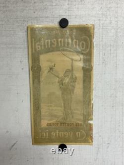 Rare Petite affiche ancienne Pneu Continental Statue Liberté Début 1900