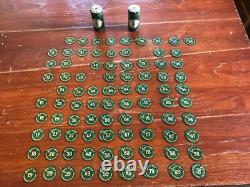 Rare Serie De Jetons Publicitaires Perrier En Tôle Lithographiee- Debut Du Xxeme