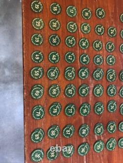 Rare Serie De Jetons Publicitaires Perrier En Tôle Lithographiee- Debut Du Xxeme