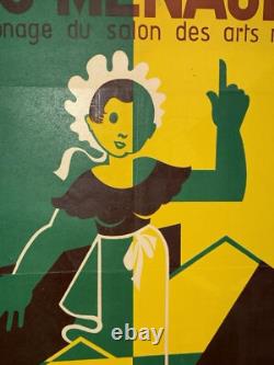 Rare affiche ancienne Art Ménager Toulouse 1950