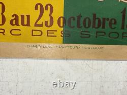 Rare affiche ancienne Art Ménager Toulouse 1950