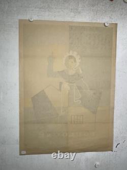Rare affiche ancienne Art Ménager Toulouse 1950