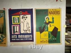 Rare affiche ancienne Art Ménager Toulouse 1950