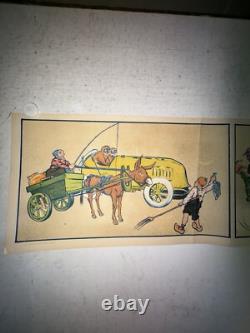Rare affiche ancienne Auto Course 1900 Par Fernel