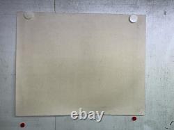 Rare affiche ancienne Biscuits olibet Anges Apotres Debut 1900 Entoilée