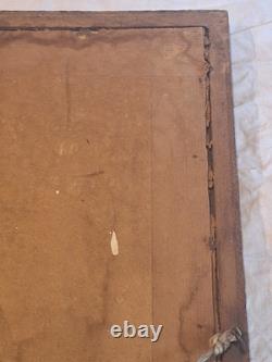 Rare affiche ancienne Cadre D'origine Citroën DS Shema Servo Frein Hydraulique