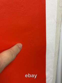Rare affiche ancienne Chaussure Bally Par Villemot Entoilée Etat Moyen