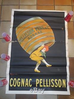 Rare affiche ancienne Cognac Pelisson