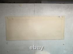 Rare affiche ancienne La Contravention Automobile Lithographie Par Fernel