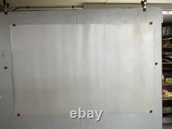Rare affiche ancienne Mehari Citroen automobil huile essence Total