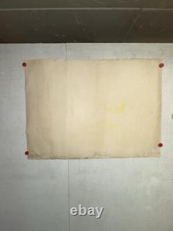 Rare affiche ancienne Renault Auto 1900 Par Beerts Gitans